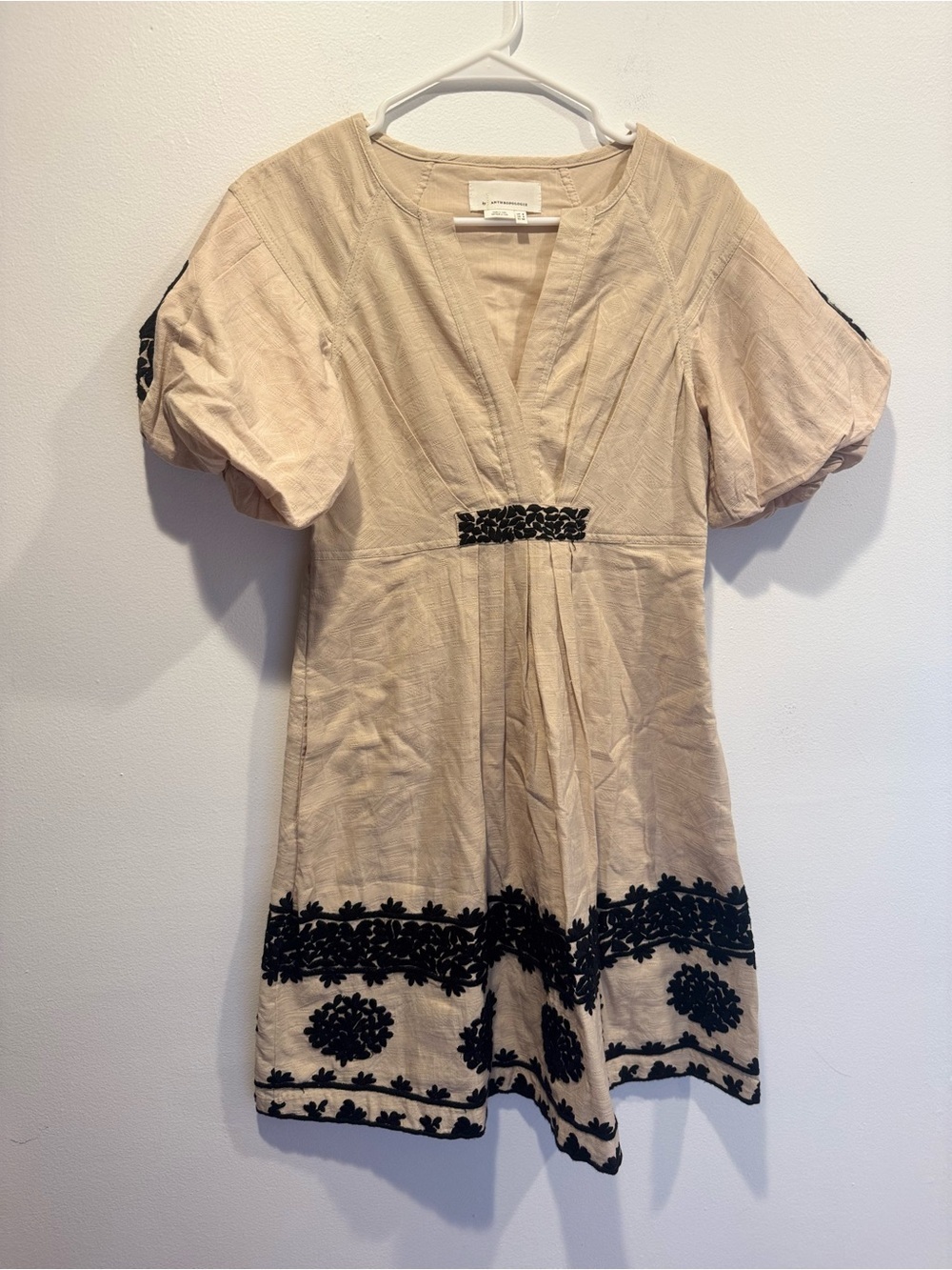 Anthropologie Orla Embroidered Mini Dress - Picture 2 of 7